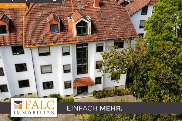 Proprietà invece dell’affitto – splendida mansarda con 2 locali a Rüsselsheim-Königstädten