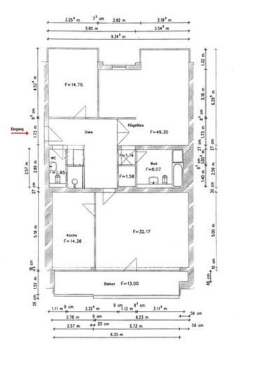 Büro-/Showroom in Toplage KWS Mode Fashion-Square – Grundriss