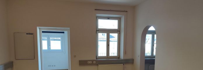 Blick in den Bürobereich