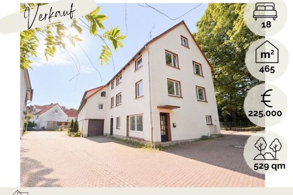 Kapitalanlage mit Perspektive - Mehrfamilienhaus 6 WE mit attraktivem Potenzial in Wallensen