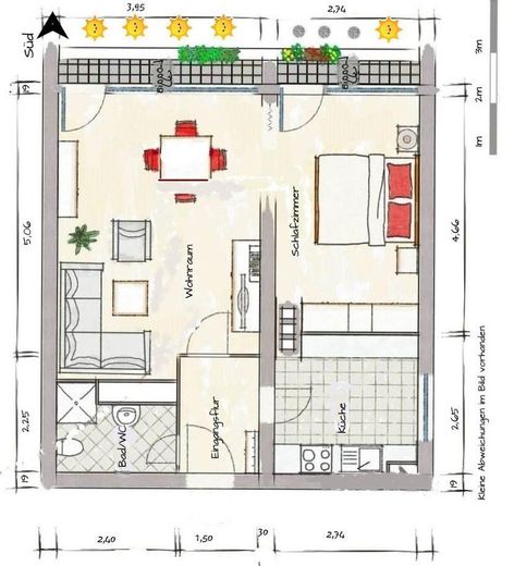 Grundriss Spiegelverkehrt