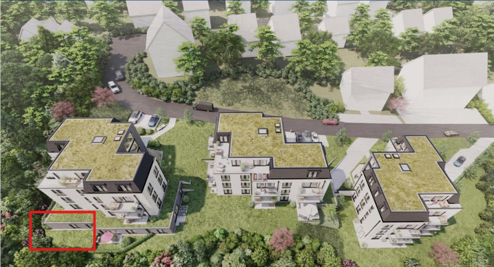 Neubau 3 Zimmer mit großer Terrasse, gehobene Innenausstattung – Übersicht Neubauprojekt