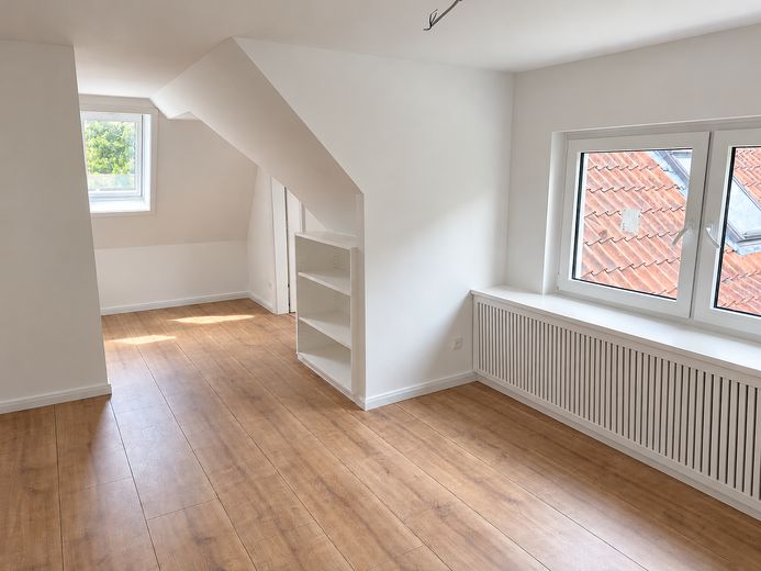 Schledehausen-3-Zimmer Dachgeschosswohnung 2.OG – Küche und Esszimmer