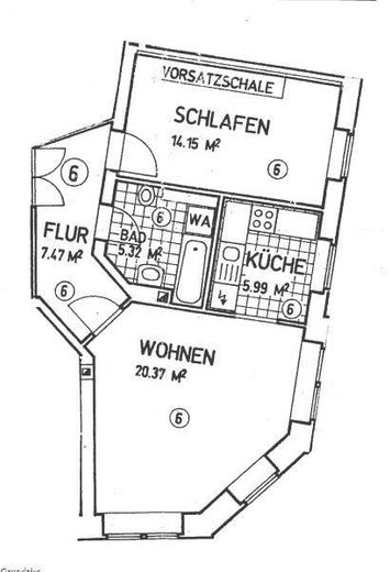 * Günstige 2-Zimmer mit Einbauküche und Wannenbad in ruhiger Lage! * – GR