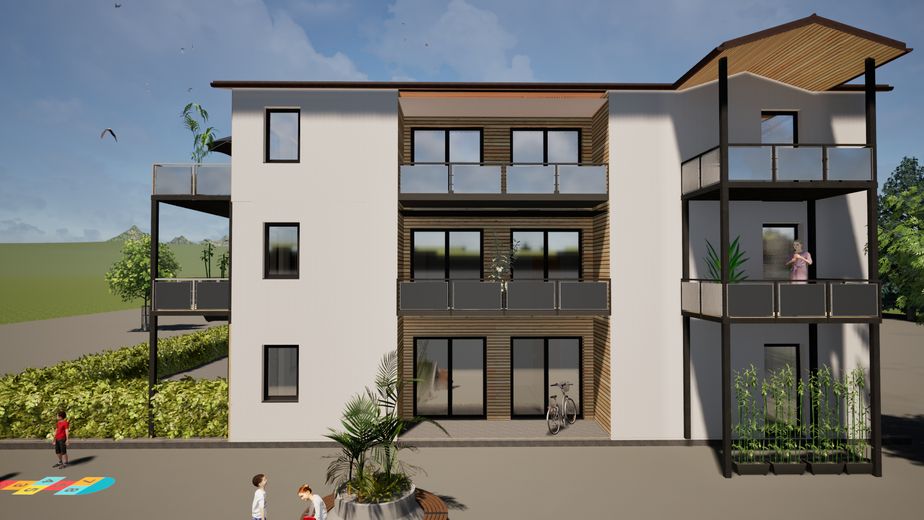 Nachhaltiges Neubau-Appartement – attraktives Wohnen oder Investment *5% Degressive AfA* – Außenansicht