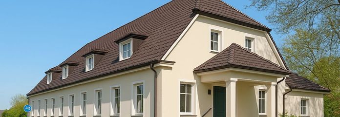 Visuelle Veranschaulichung - Herrenhaus Straßenansicht