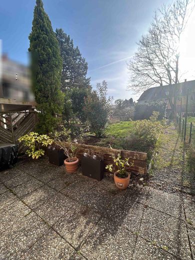 Reihenmittelhaus mit Altbaucharakter und Garten in LU-Mundenheim – Terrasse + Garten 