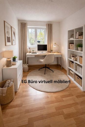 1-gezinshuis in 93333 Neustadt/Do (bj 2003), 120m² woonoppervlakte, 532m² grond en dubbele garage – EG Büro virtuell möbliert