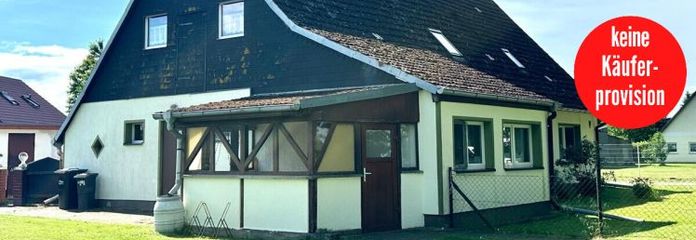 HORN IMMOBILIEN ++ großzügiges Wohnhaus mit Einliegerwohnung und Nebengelass in Ducherow