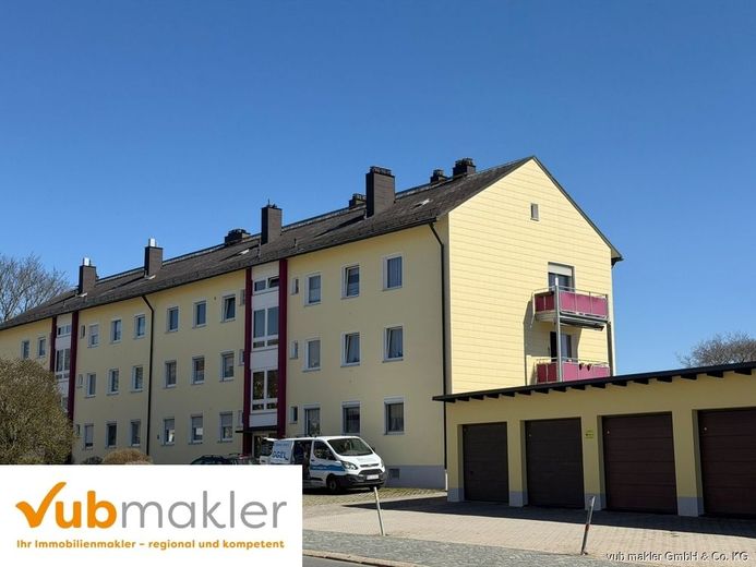 Helle 3-Zimmer‑Wohnung in Hof - mit Balkon, Garage und viel Wohlfühlpotenzial – VUB2396-1