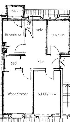 Erstbezug nach umfassender Modernisierung! Stilvolle 4-Zimmer-Wohnung in begehrter Lage – Grundriss