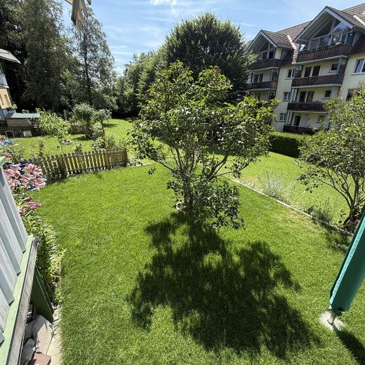 Hochparterre mit ca. 85 m² plus Gartenanteil – barrierearm wohnen zwischen Isar und Alpen – Garten