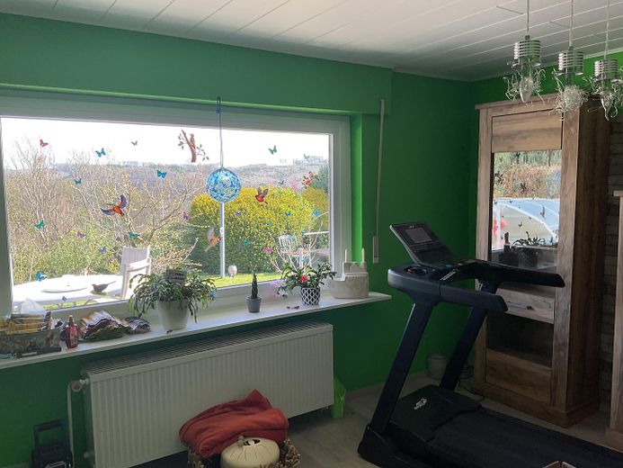 Gepflegtes Einfamilienhaus  mit Einliegerwohnung   . Stadtrand , Grenze zu Halver – Wohnzimmer / Einl 