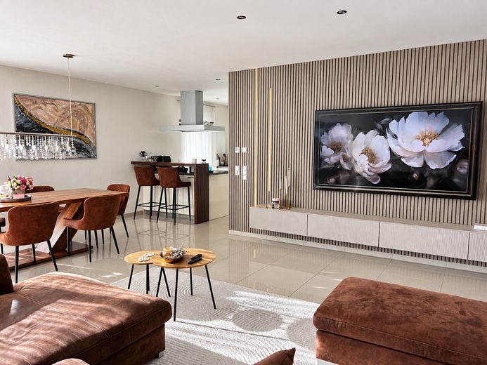 Winkelbungalow mit Sonnenterrasse und großzügigem Wohnambiente – Wohnbereich 5