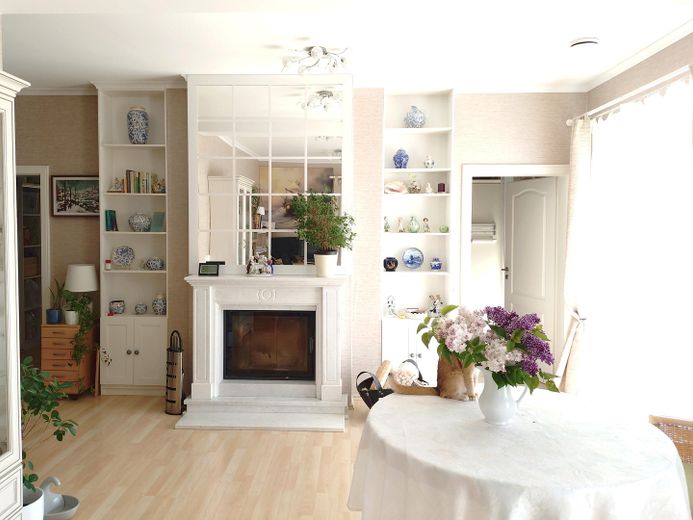 Kamin im Wohnzimmer