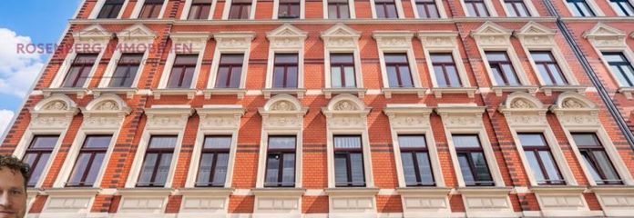 Leipzig Alt-West’te kendine ait bahçe alanı bulunan, hemen taşınılabilir 2 odalı daire *Alıcılar için komisyonsuz