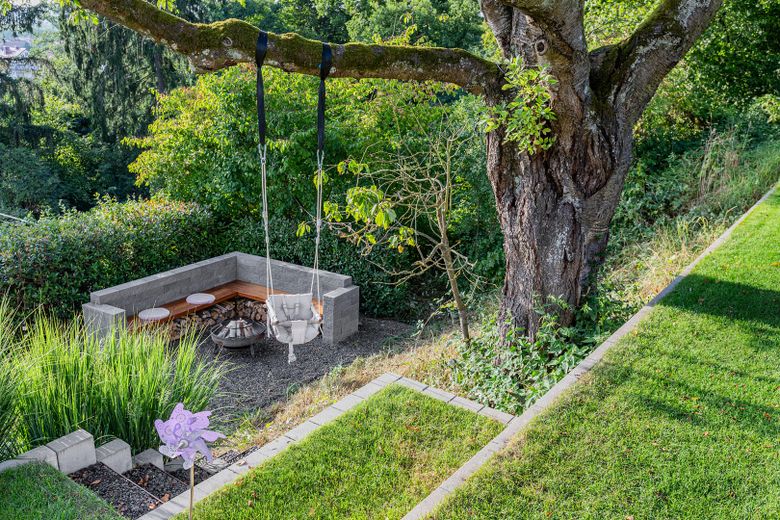 Blick auf den unteren Garten