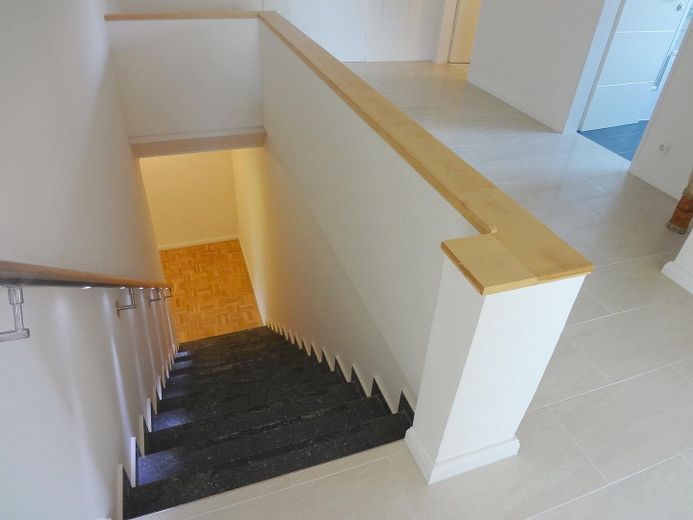 Treppe zum Schlafbereich