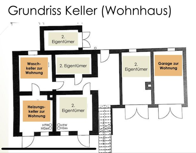 Grundriss Keller
