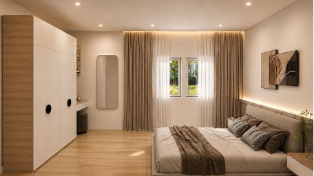 Schlafzimmer (möbliert)