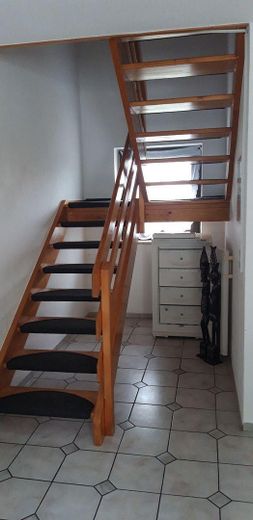 Innentreppe vom Wohnzimmer aus