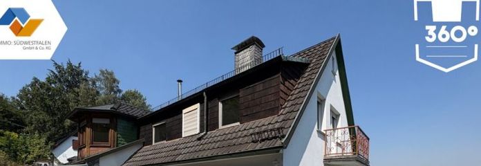 VR IMMO: |ANGEBOTSVERFAHREN| Ein- bis Zweifamilienhaus in attraktiver Hanglage von Werdohl.