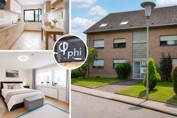 PHI AACHEN - Affascinante appartamento di due locali con balcone e garage a St. Jöris!
