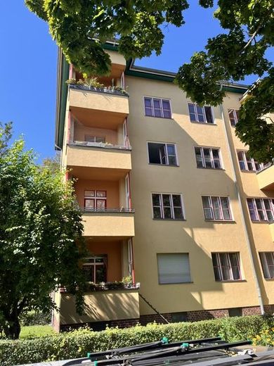 Groene Kissingenviertel, Birkenhof – Südliche Fassade mit Balkon