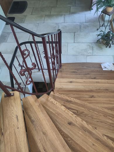 Treppe zur Wohnung