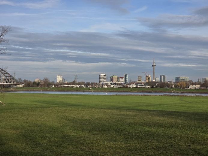 Blick auf Stadt Düsseldorf
