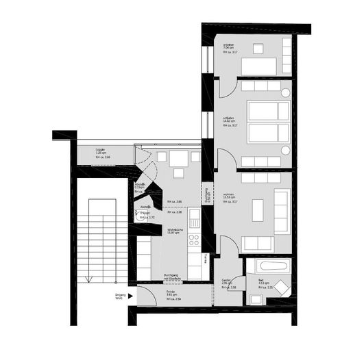 Provisionsfrei - wunderschöne, vermietete Altbauwohnung m. 3 Zimmern, heller Wohnküche, Balkon – Foto 17