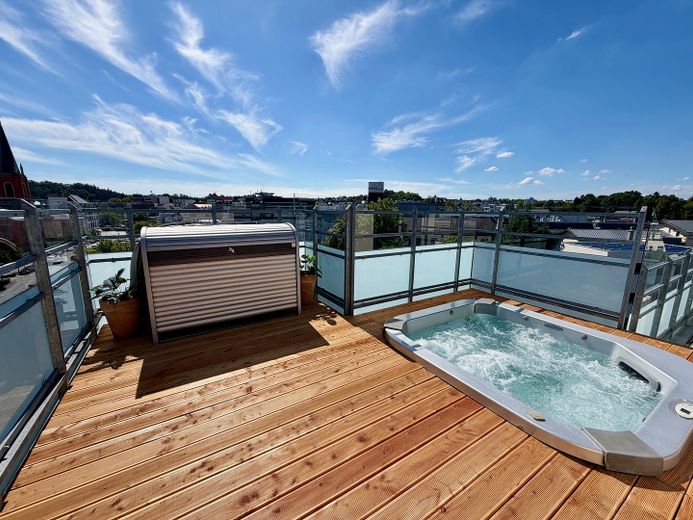 Limburg şehir merkezinde lüks penthouse – 196 m², katedral manzarası, whirlpool ve Gaggenau mutfak – Fotoğraf 6