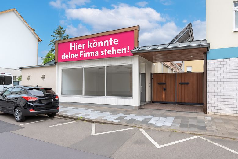 Büro + Werkstatt + Showroom | Glaseingang | ab 393 m² bis 700 m² | sofort! Kostenlose Werbefläche! – Showroom von der Straße!