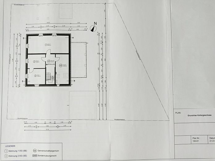 Erstbezug nach Kernsanierung – Größe der Kellerräume ca. 26qm