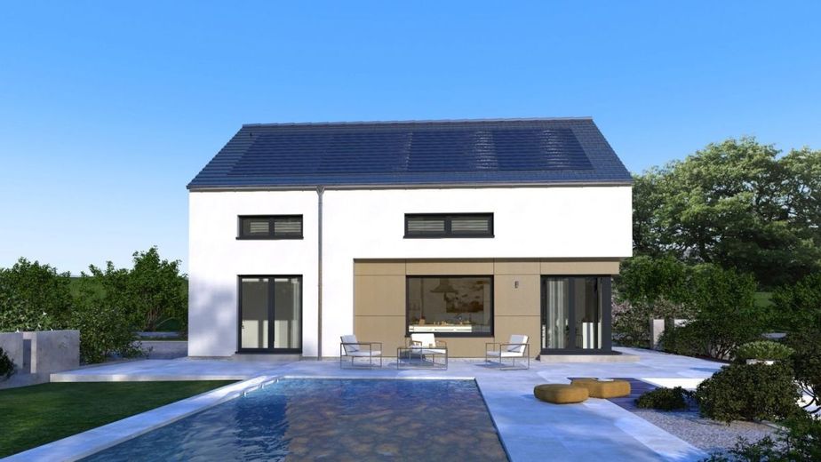 Casa di design di prima categoria – Ansicht Garten Trespa